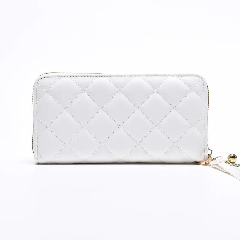 Women Long Wallet Pu Leather Card Holder Large Capacity Female Multi-function Coin Purse Clutch Money Bag Phone Wristlet Handbag