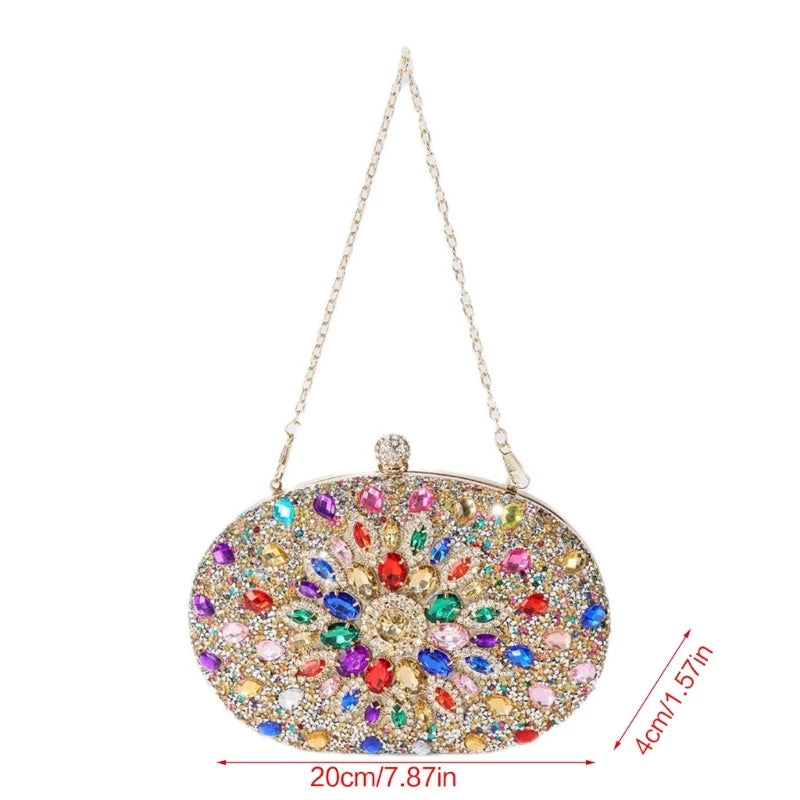 Women Luxury Clutch Evening Bag Wedding Bag Ladies Phone Pocket Purse Female Wallet for Party Gift