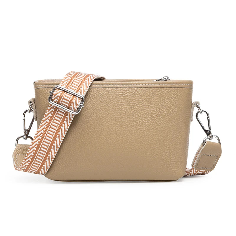 Women Shoulder Bags 100% Genuine Leather Luxury Designer Female Messenger Bag 2024 Trend Large Capacity Ladies Handbag Purses