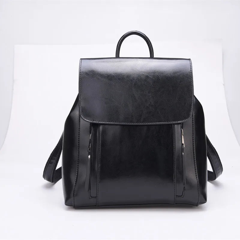 Women Shoulder Bags 2024 New Fashion Genuine Leather Backpacks Large Capacity Practical Mochilas High Quality Schoolbag Female