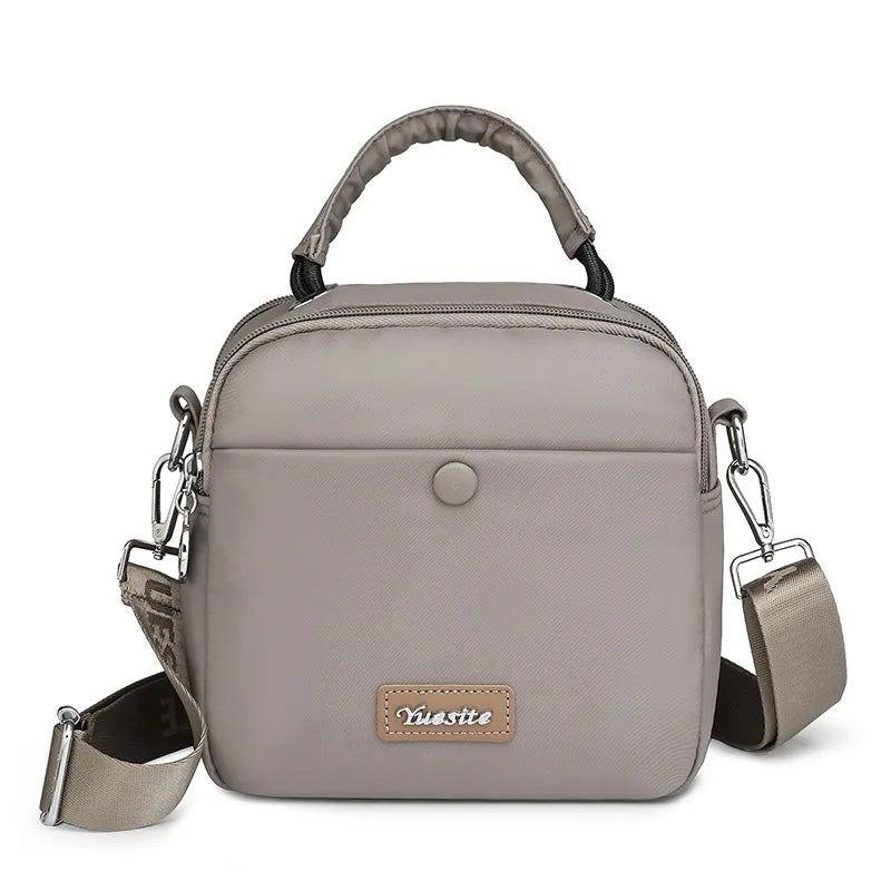 Women Small Shoulder Bag Summer Bag Casual Outdoor Waterproof Nylon Handbag Zipper Messenger Bags Coin Holder Purse