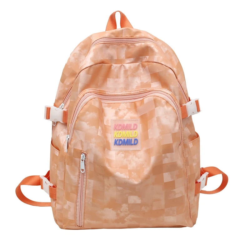 Women Waterproof Oxford Backpack Cool Girl Solid School Bag Trendy Ladies Cute Bag Travel Fashion Female Laptop College Backpack
