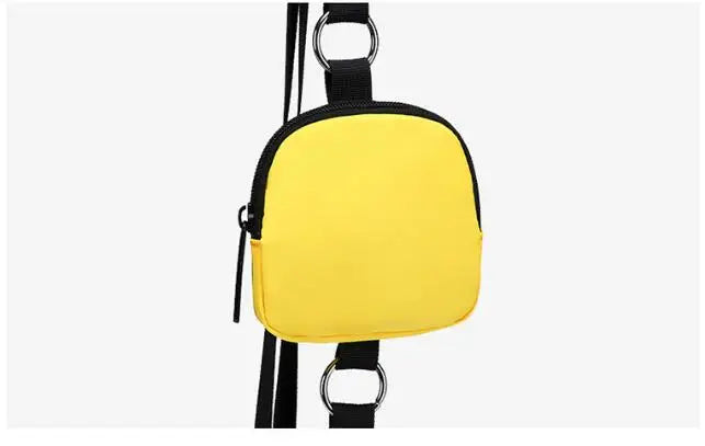 Women Zipper Shoulder Bag Small Cotton Handbag Casual Female Eco Crossbody Bag