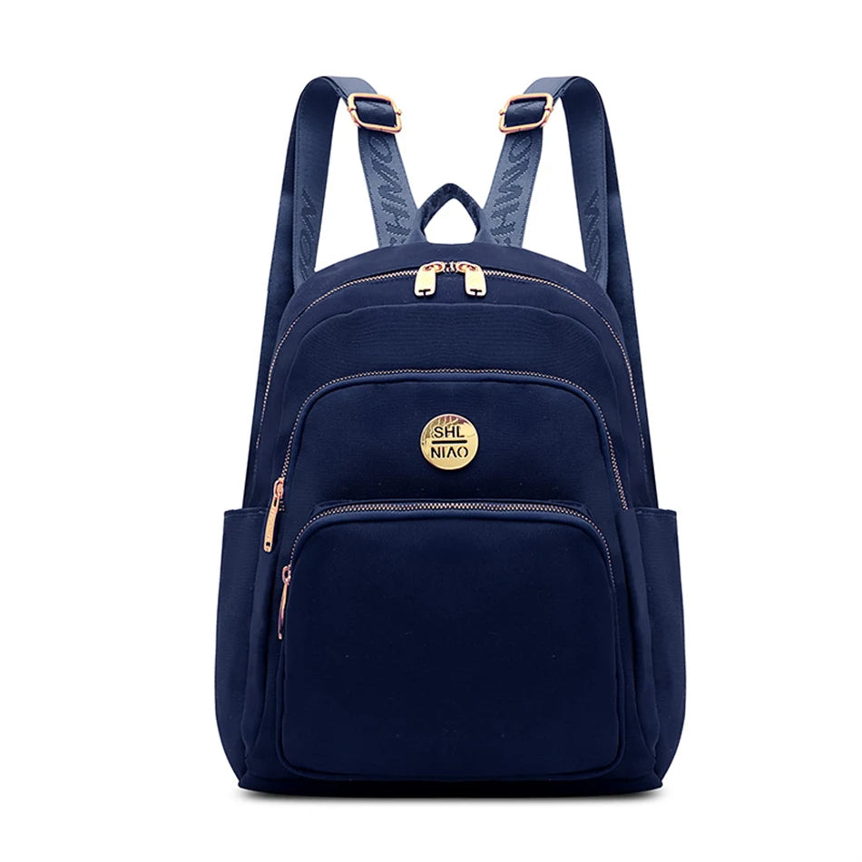 Women's Backpack 2022 Large Capacity Lady Travel Bagpack Simple Solid Color Shoulder Bag High Quality Female Rucksack Mochilas