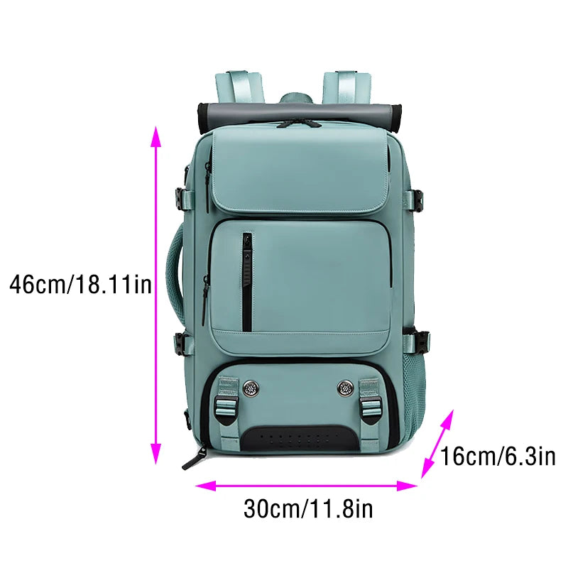 Women's Backpack Bags 2024 Large Capacity Waterproof Handbags Fashion Travel Hikking Lightweight Men Backpacks USB Charging Port