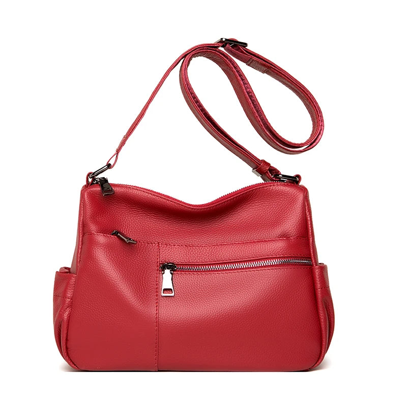 Women's Bag Soft Genuine Leather Handbags Designer Large Capacity Women Shoulder Bags 2022 High Quality Female Messenger bag Sac