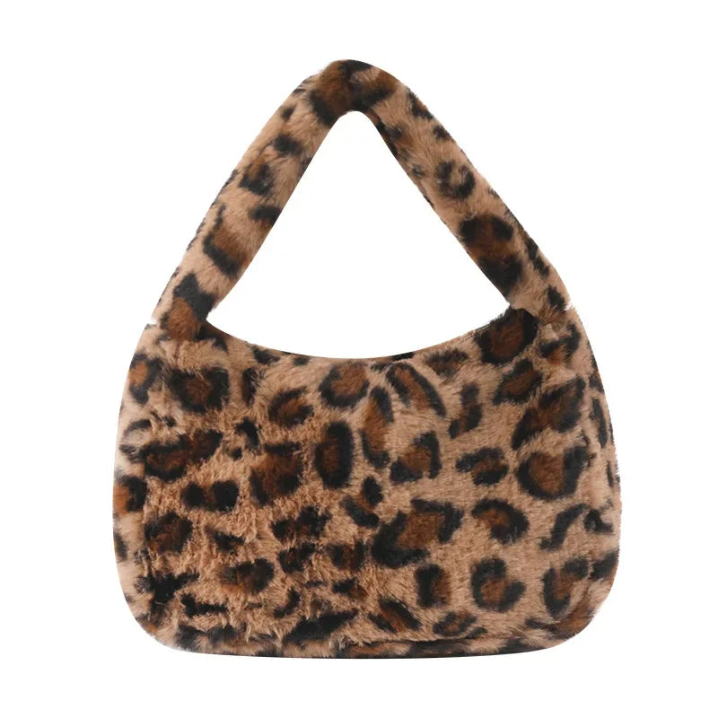 Women's Bags 2024 New Korean Style Fashion Plush Tote Bag Shoulder Crossbody Bag Ladies Hand Bags Designer Bags Luxury Bag