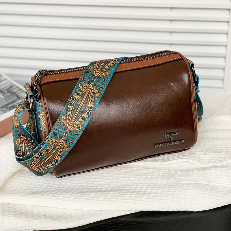 Women's Branded Bag 2024 Women's Handbags High Quality PU Leather Shoulder Crossbody Bags New Luxury Women's Designer Bag Sac