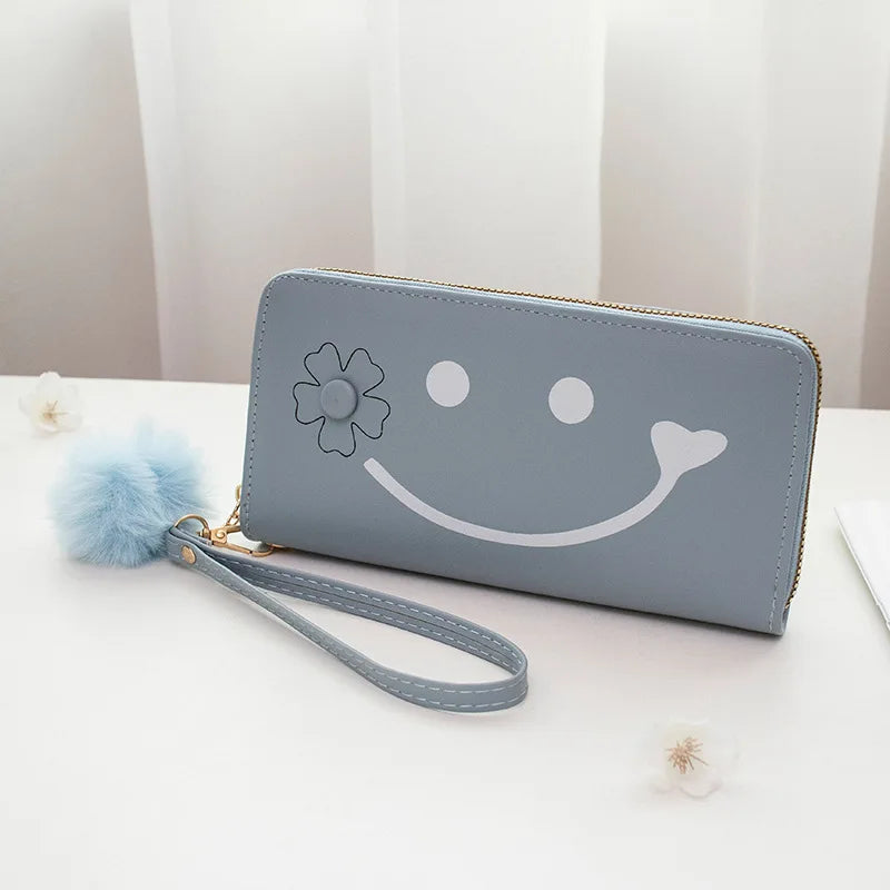 Women's Leather Wallet Woman Luxury Long Wallets Fashion Women Purses Money Bags Handbags Womens Purse Cards Holder