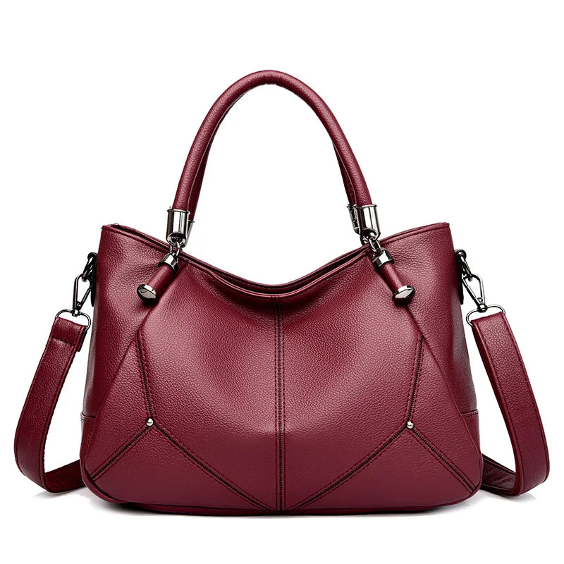 Women's Luxury Soft Leather Handbags Luxury Large Capacity Women Shoulder Messenger Bags 2023 Designer Female Crossbody Tote Sac