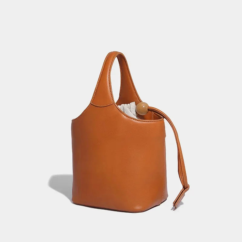 Women's Vegetable Handbag 2024 Large Capacity Bucket Commuting Fashion Shoulder Crossbody Flower Basket Bag
