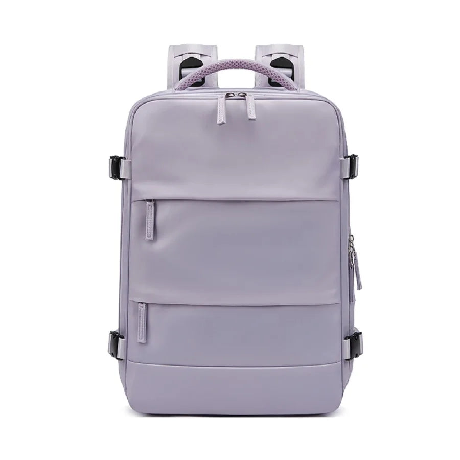 Women travel Backpack Teenage girl USB charging Business Laptop Backpack With shoe bag 15.6 inch waterproof school Backpack