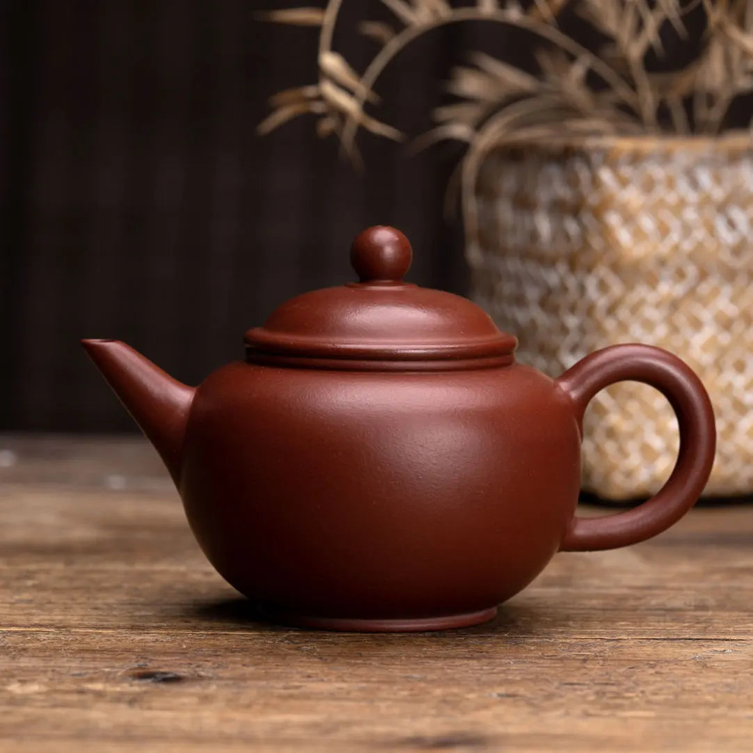 Wooden fish yixing dahongpao recommended pot level pot pan kung fu tea set little teapot household pure manual ores