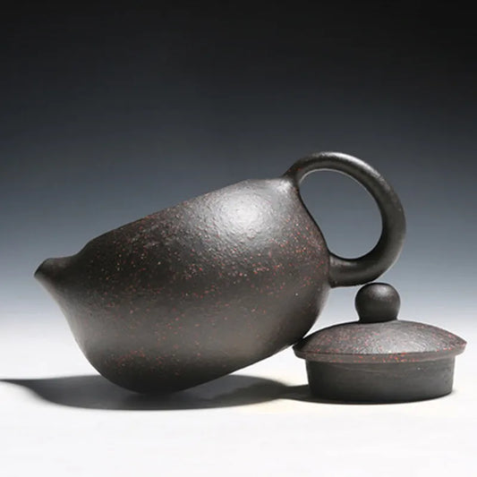 Yixing Black Galaxy Xi Shi Teapots Chinese Kung Fu Tea Set Handmade Zisha Tea Pot Cup Set Tea Ceremony Gift Bonus 2 Cup