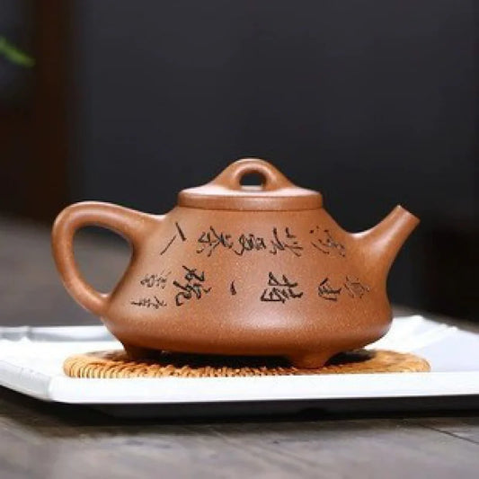 Yixing Purple Clay Pot Raw Ore Crab Huangduziye Shipiao Teapot Ni Xin'an Tea Set Wholesale Factory One Piece Dropshipping