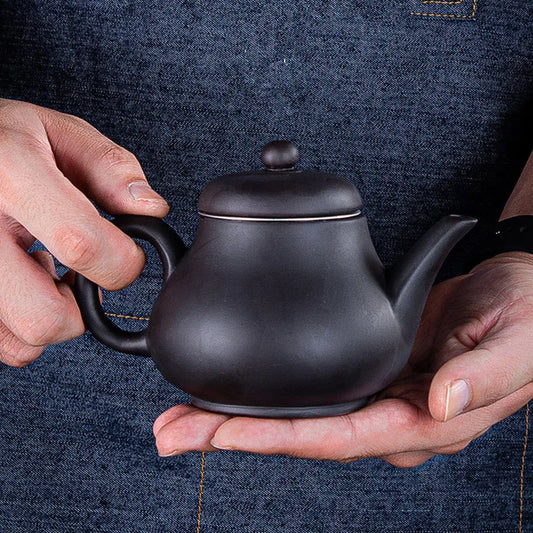 Yixing-Purple Clay Teapot, Large Capacity, Stainless Steel Filter, Single Pot, Ceramic Tea Maker, Household Kungfu Tea Set