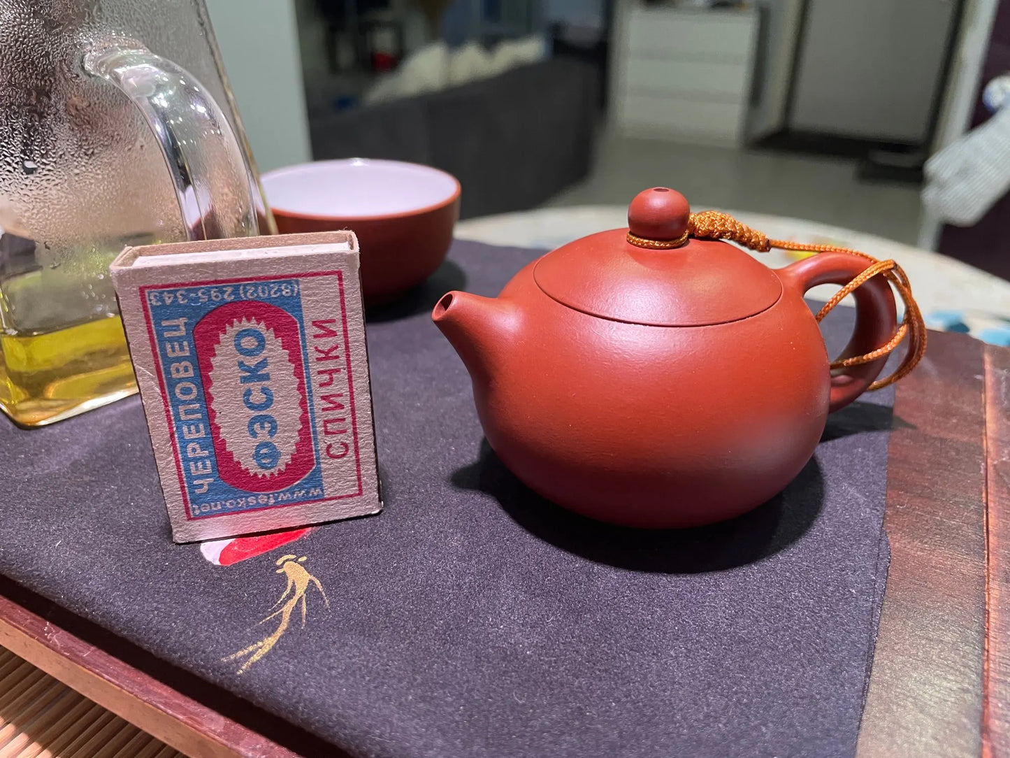 Yixing Purple Clay Teapots 90ml Authentic Dahongpao Xishi Tea Pot Ball Hole Filter Kettle Handmade Small Capacity Kung Fu Set