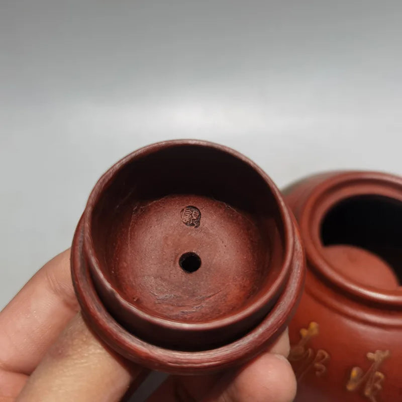 Yixing Teapot Tea Pot filter Pot Handmade Purple Clay Teaware customized Gifts Drinkware