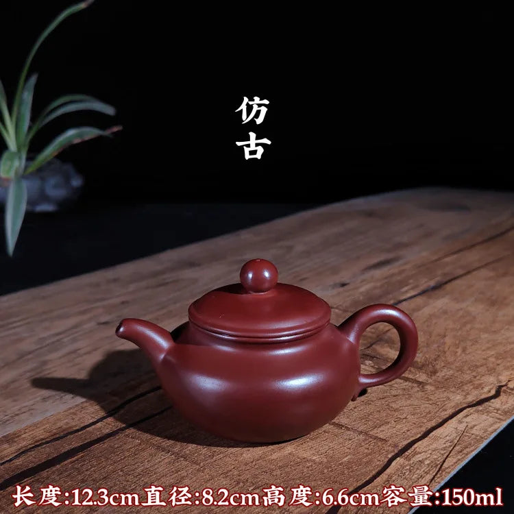 Yixing tea pot purple clay Siting teapot Chinese Famous Handmade Tea set kettle Teaware custom Tea ceremony gift 120ml