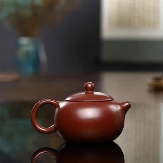Yixing tea pot purple clay Xishi teapot beauty kettle Raw ore Handmade Tea set authentic Tie Puer 188 ball hole filter