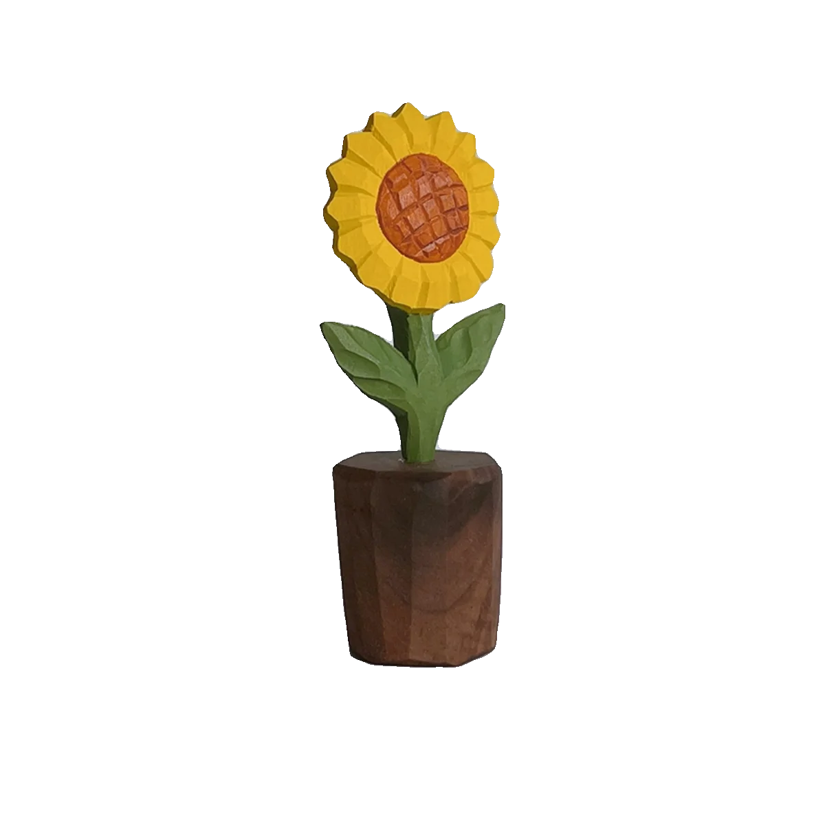 You will always be my sunshine! Sunflower small wood carving healing series ornament,car mounted desktop decoration,holiday gift