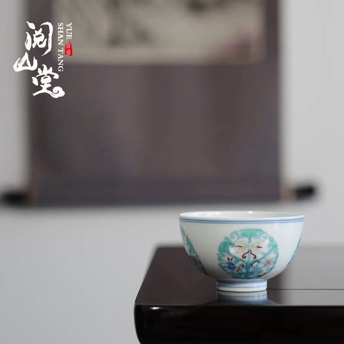 Yueshan Hall | Firewood Kiln Blue and White Master Cup Tea cup Collection Grade Wood Kiln Boutique Jingdezhen Handmade