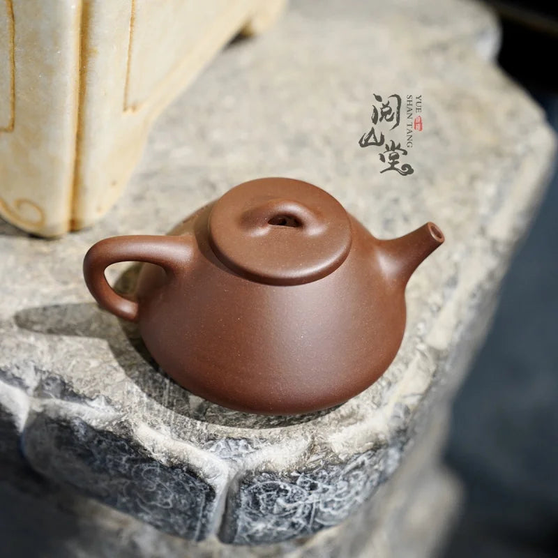Yueshan Hall | Ziye Stone Ladle Bottom Groove Cleaning of Raw Ore No. 4 Well Xue Yi Ceramics Chinese Worker Qi Liyun Handmade