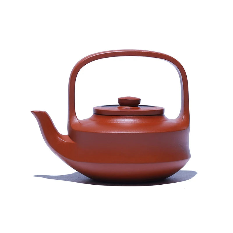 Zanghutianxia Yixing Handmade Purple Clay Teapot Raw Ore Bottom Trough Qing Famous Teapot Tea Set Jingzhou Lifting Handle