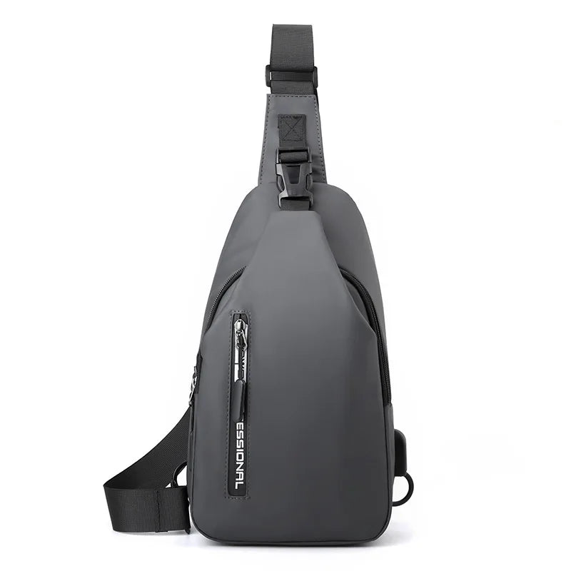 anti-theft chest bag waterproof travel sports bag mobile phone crossbody bag men nylon messenger bag shoulder bag for men gift