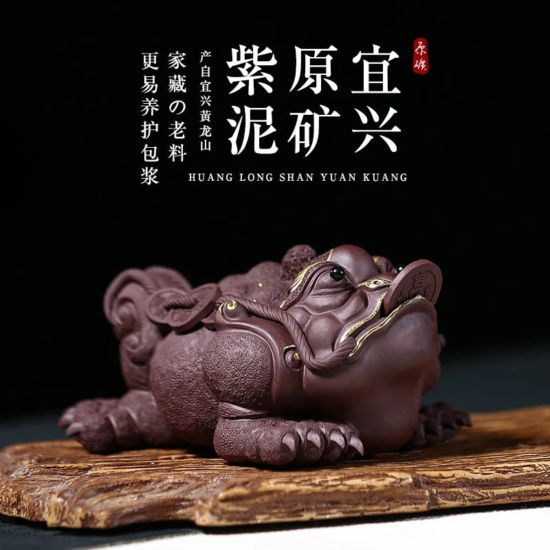 ceramic colour spittor one-size-fits-all lucky pet boutique tea can keep handmade tea and play furnishing articles