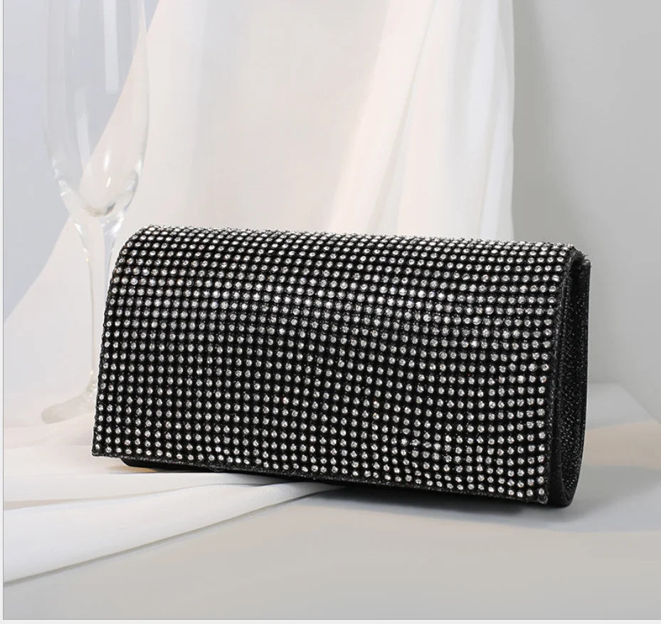 female party prom cocktail Evening Bag Wedding Handbags women bridal clutch Purse Lady Diamond Rhinestone Clutches shoulder bag