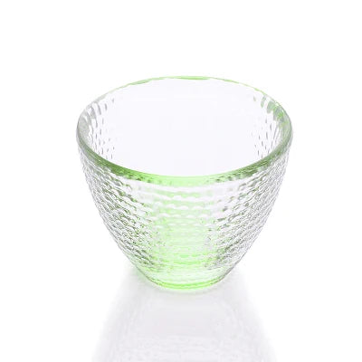 glass heat insulation Chinese kungfu tea cup creative colorful master cup of tea clear coffee cup set 65ml on sales