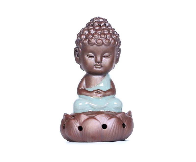 incense burner yixing zisha purple clay tea pet Buddha small size tea play on table creative house warming gift decoration new