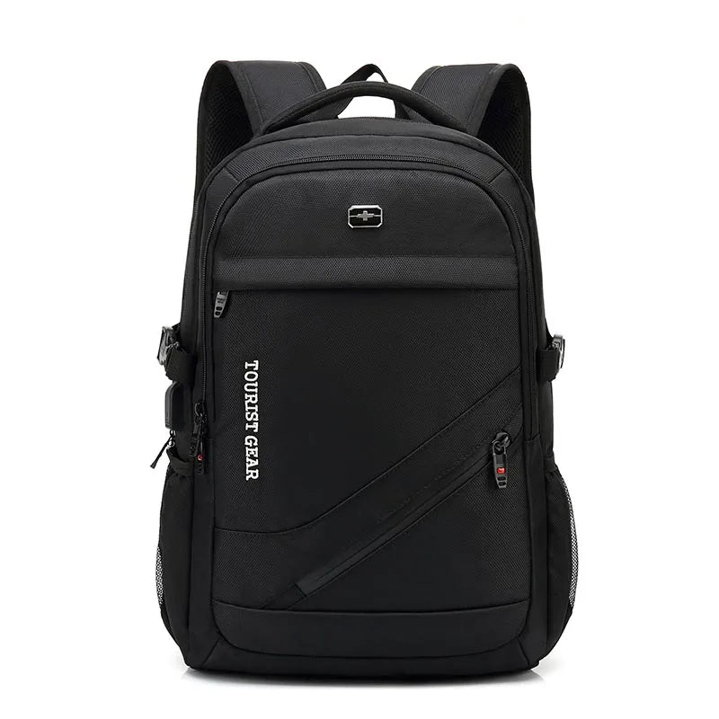 mochila usb Brand Design Men's Travel Bag Man Swiss Backpack Polyester Bags Waterproof Anti Theft Backpack Laptop Backpacks Men