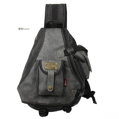 new men should bag canvas chest bag Waterproof high quality casual travel messenger crossbody bag for men