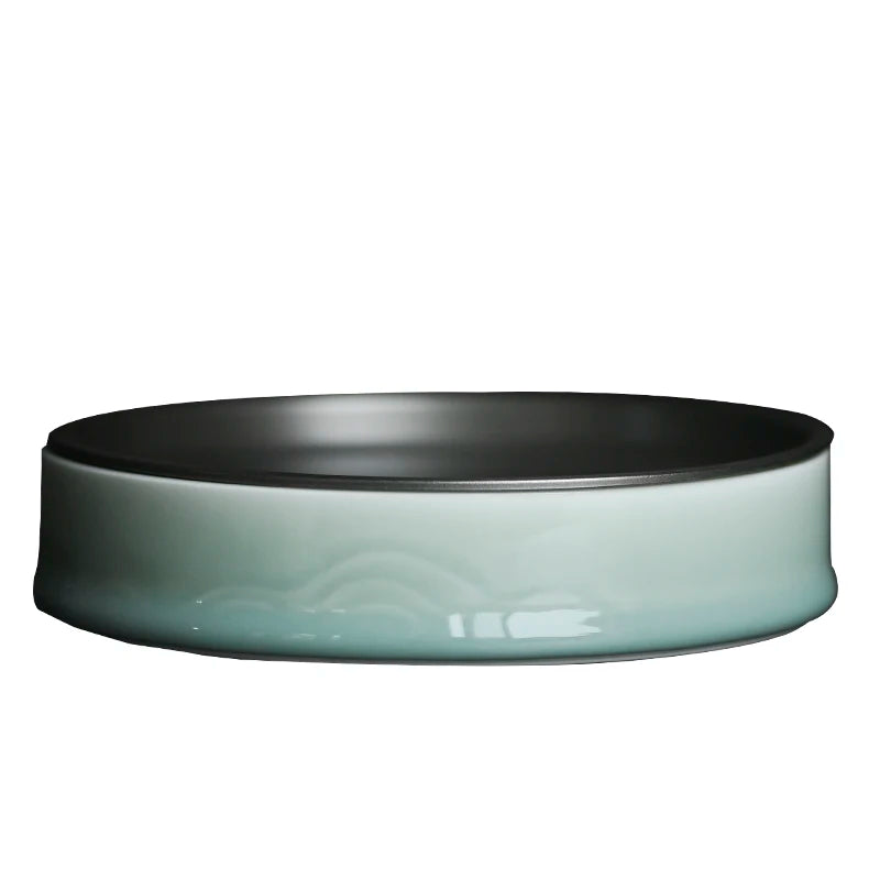 pea green tin GaiHu bearing built dry machine ceramic tea wash in hot water tank fittings of the tea ceremony