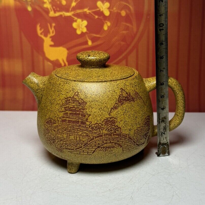 Vintage Chinese Yixing Purple Clay Teapot Zisha Ceremony Teaware Collection Rare