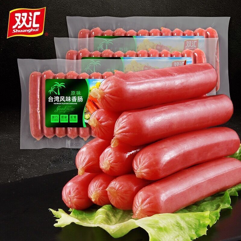 Shuanghui Taiwanese style Sausage 250g*1 bag (12 pieces)双汇台湾风味香肠