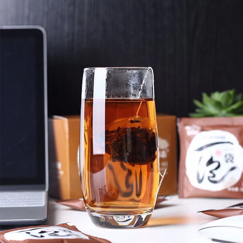 15Bags/Box Natural Lao Tong Zhi Ripe Puer Tea Bag Fast Brewing Haiwan Puer Tea