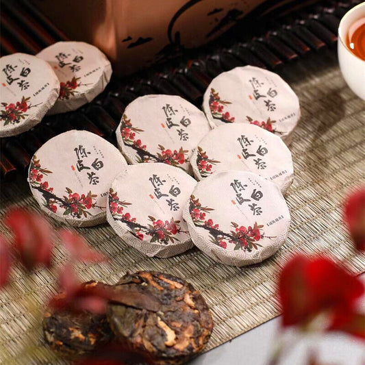 2015 Chenpi White Tea Mini Cake Fuding Old White Tea Mini Cake 500g