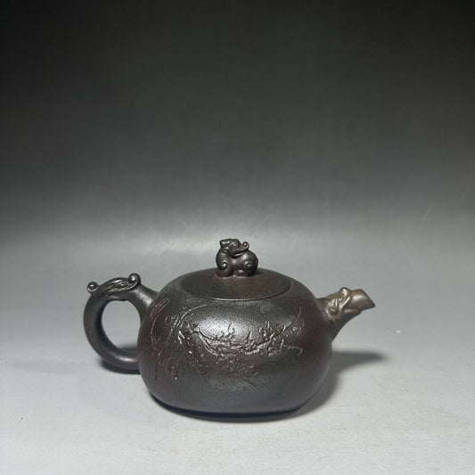vintage chinese yixing purple clay teapot zisha ceremony teaware collection rare