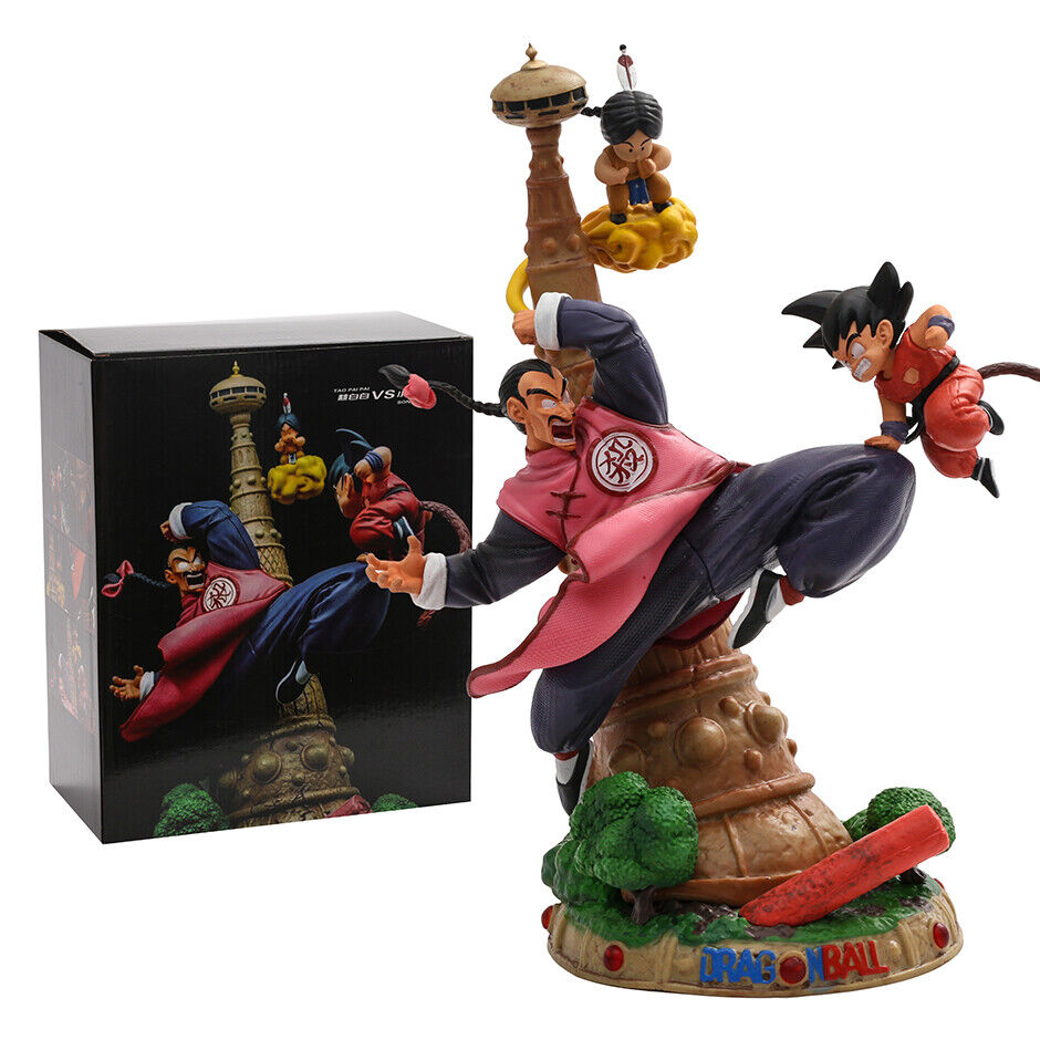 Dragon Ball Son Goku VS Tao Pai Pai PVC Actionfigur Modell Spielzeug Anime Statue-