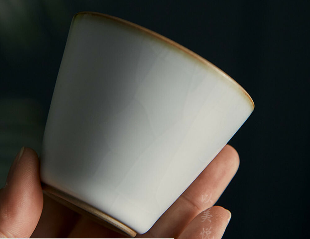 100cc China Song Dynasty Antique master tea cup ruyao beauty ceramic cup