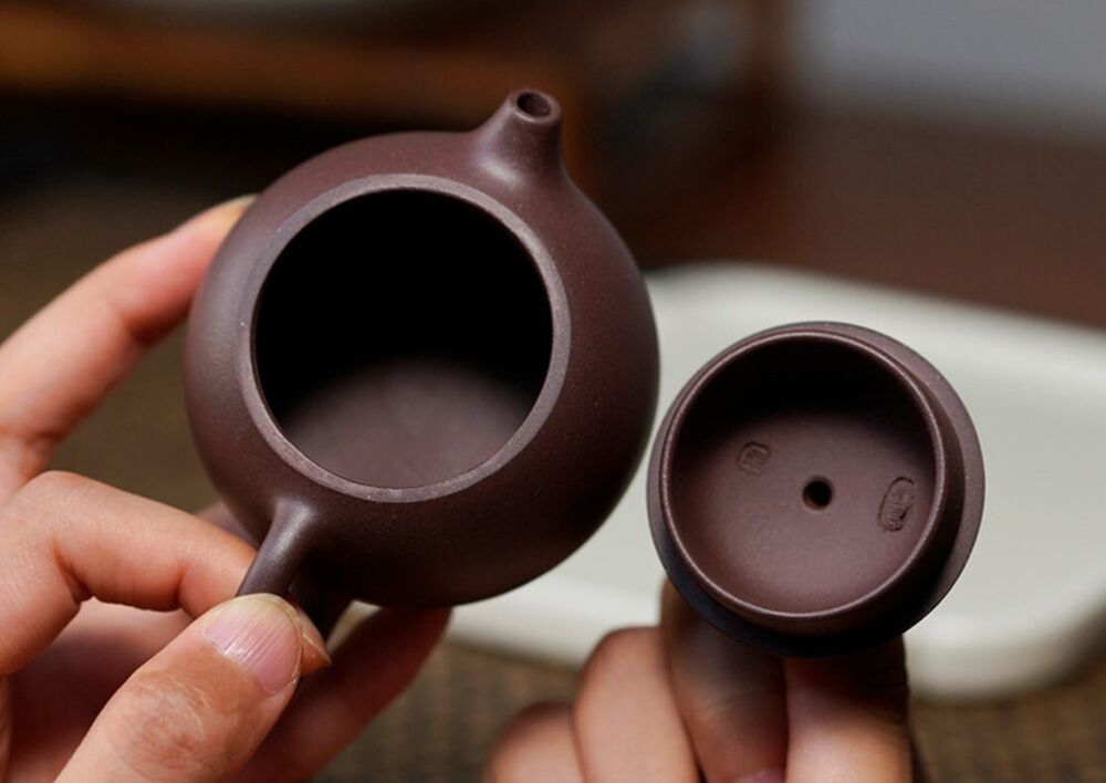 100cc chinese Yixing Handmade Zisha Old Zi clay Teapot XiShi GongFu Tea Pot