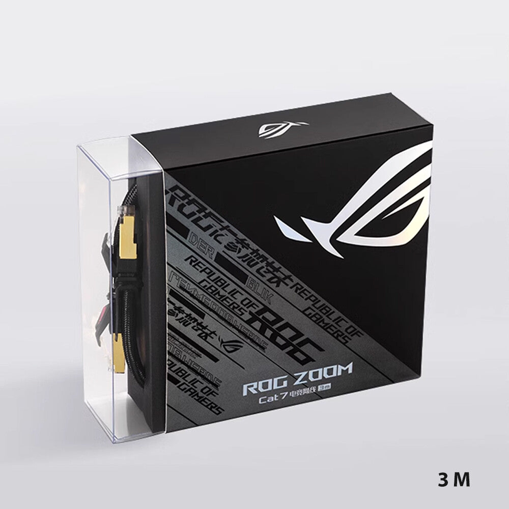 600MHz ASUS ROG Cat7 10GB Transfer Rates Ethernet LAN Network Cable 1.5/3m