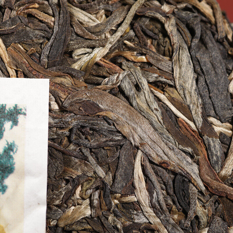 Pu'er Tea Old Ban Zhang Sheng Cha Qi Zi Cake Tea Menghai Tea 357g