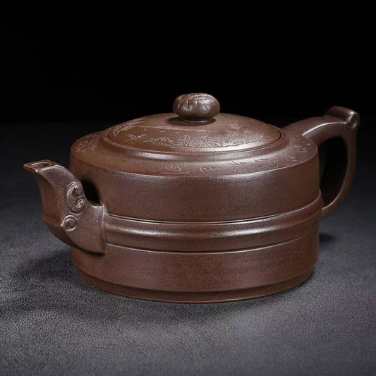 Vintage Chinese Yixing Purple Clay Teapot Zisha Ceremony Fashion Gift Teaware