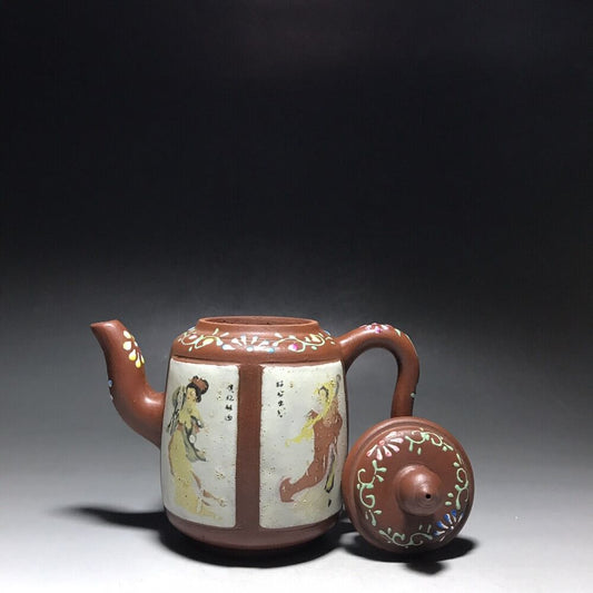 vintage chinese yixing purple clay teapot zisha ceremony teaware collection rare