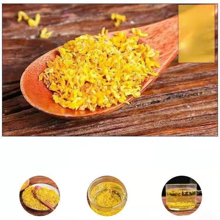 80g Natural Osmanthus Herb Flower Tea Fragrant Whole Osmanthus Herbal Floral Tea