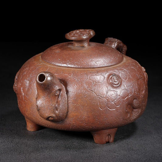 Vintage Chinese Yixing Purple Clay Teapot Zisha Ceremony Fashion Gift Teaware